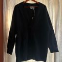 Everlane The Felted Merino Cocoon Cardigan Black 100% Wool Sweater Buttons NWT L Photo 0