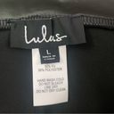 Lulus Lulu’s Elliana Black Vegan Faux Leather High Waisted Legging Pants Size Large Photo 4