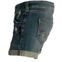 Silver Jeans  Co Denim Boyfriend Distressed Blue Jean Shorts Cuffed Women’s 26 Photo 2