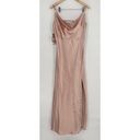 Birdy Grey  Dress Lisa Long Satin  X-large  Rose Gold Wedding guest Prom Party Photo 4