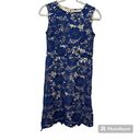 Simply Styled  sleeveless blue lace dress  Size Medium Photo 0