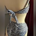 Sommer Ray  Leopard Bikini Set Ring Linked Cami Top & High Waisted SZ medium NWOT Photo 9