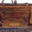 Patricia Nash  Frame Bag Clutch Crossbody Purse in Smoke Ealing Leather New Photo 3