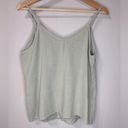 Karlie Linen Blend Tank With Buttons Size Medium Photo 3