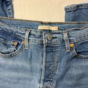 Levi’s Wedgie Straight High-Waisted Button Fly Denim Jeans 30 Photo 3