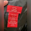 Oscar de la Renta  black fit flare sleeveless floral eyelet knee length dress Photo 1