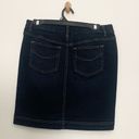 J.Jill  dark blue denim skirt size 6 Photo 1