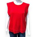 Inc international Concepts Womens Rolled Sleeve T-Shirt Red Medium Photo 0