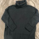 American Eagle AEO oversized turtleneck sweater black size M Photo 0