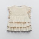 ZARA Lace Layered Top Photo 0