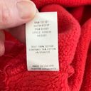 Good American  Red 3/4 Zip Short Sleeve Cropped Sweatshirt Size 0/XS Oversized Photo 10