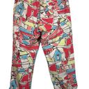 Talbots  Stretch Capris Colorful Abstract Cityscape Print  Size10 Petite Cropped Photo 6