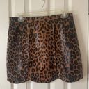 Main Strip  faux leopard skirt, Size M, $18, B53 Photo 1