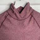 Lululemon  Warm Your Core Long Sleeve Tee Heathered Bordeaux Drama W-324 Size 4 Photo 9