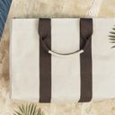 The Bar NEW Le Marche LG CANVAS TOTE BAG 18.5" La Plage Beach Pool Grocery Packable Photo 7