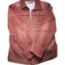 prAna  Women's Nadine Vino Burgundy Corduroy Zip Front Denim Jacket Sz S Photo 9