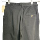 L.L.Bean Vintage  Pleated Front Pants 6P Black Pockets Button Zip Deadstock Photo 3