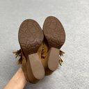 Kork-Ease Charly Fringe Block Heel Mule Booties in Tan Suede Size 6 NEW Photo 10