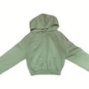 ZARA  sage green cropped hoodie and sweatpants set Photo 5