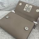 Tory Burch  Britten Chain Moose Pebbled Leather Handbag Wallet Purse Photo 5