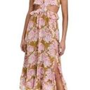 Likely  Katerina Dress Womens Size 10 Pink Floral Cut Out Sleeveless Midi Photo 0