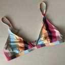 Rhythm Sahara multicolored stripe triangle Bikini Top Photo 3