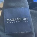 Magaschoni  | Black Balloon Sleeve Full Zip Blazer Jacket Sz S Photo 4