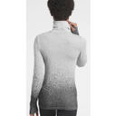 Athleta Grey Black Turtleneck Top Long Sleeve Photo 1