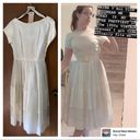 50s white midi dress Size XS Photo 1