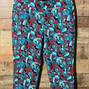 Soft Surroundings  Capri Women’s size Petite XL(18) Red Aqua Straight Leg Pull On Photo 0