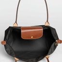 Longchamp Large Le Pliage Black Tote Photo 0