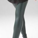 White House | Black Market  Vegan Leather Runway Legging Textured Spruce Size 12 Photo 1