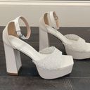 White Heels Size 7.5 Photo 0