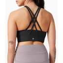 Lululemon  Energy High-Neck Longline Black Sports Bra Size 2 Photo 1