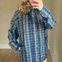 Tommy Hilfiger  plaid shell jacket hooded women's snowboarding performance small Photo 0