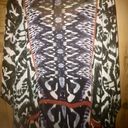 Chico's Poncho. Silk Like Polyester L XL Washable Photo 2