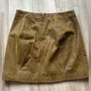 Free People Modern Femme Vegan Faux Suede Leather Mini Skirt Photo 5