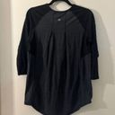 Lululemon  Shirt Top Long Sleeve Quarter Zip Women's Black Size 8 Photo 1