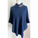 Banana Republic  • Navy Knit Poncho Sweater Photo 1