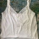 Vanity Fair Vintage  eggshell lace nylon cami, size 42 Photo 0