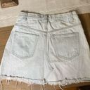 Free People Side Car Silver Lake Denim Jean Mini Skirt 
Size 26 Light Wash Photo 5