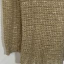 Full Tilt  Women's Sweater Long Sleeve Pullover Knit Semi Sheer Scoop Neck Large Photo 3