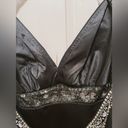 Faviana Formal Black Maxi Embellished Sequin Gown Photo 5