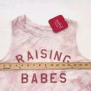 Isabel Maternity  Womens Size Small  Graphic Raising Babes Tank Top Photo 4