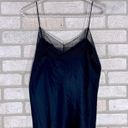 Vince  Lace Edge Silk Camisole in Navy Size M Photo 7