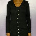 Isabella Rodriguez  long black cardigan Small Photo 1