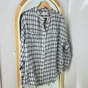 Lou & grey  for Loft houndstooth plaid button up shirt Photo 1