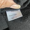 Elan  | Black Puff Sleeve Raw Hem Sweatshirt Sz M Photo 6