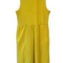 Draper James  Tank Dress Size Medium Yellow Sleeveless Ankle Maxi Soft Crepe NEW Photo 0