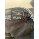 Pretty Little Thing  Charcoal Destroyed Straight Leg Denim Jeans Sz 6 High Rise Photo 6